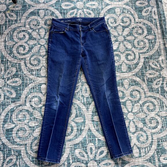 LOFT Curvy Skinny Dark Wash Women's Jeans - Size 29 - Picture 2 of 9